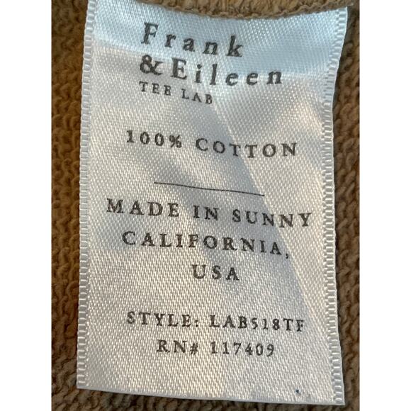 Frank & Eileen Large Effie Long Sleeve Funnel Neck Caplet Shirt in Camel Brown - Picture 8 of 10